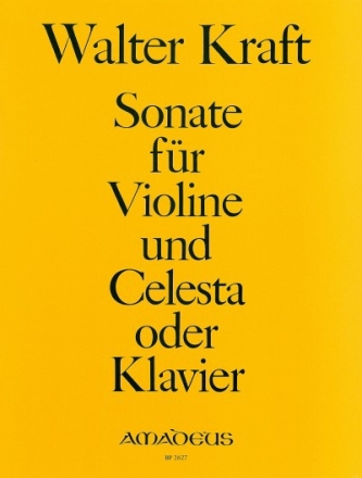 SONATE FUER VIOLINE UND CELESTA ODER KLAVIER PAEULER, BERNHARD, ED.
