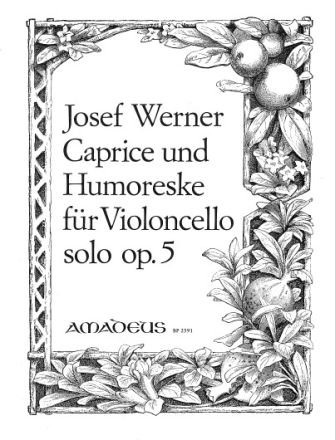 CAPRICE UND HUMORESKE FUER CELLO OP.5 PAEULER, BERNHARD, ED.