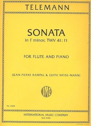 Sonata f minor for flute and piano