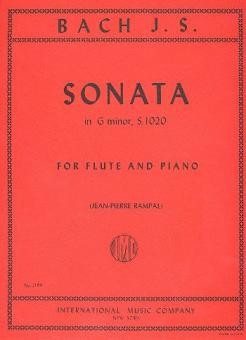 Sonata g minor BWV1020 for flute and piano