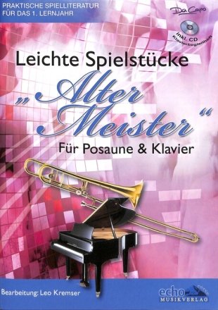Leichte Spielst�cke Alter Meister (+CD) f�r Posaune und Klavier