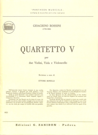 Quartetto d'archi no.5 parti