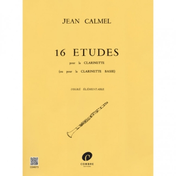 16 �tudes pour clarinette ou clarinette basse (d�gr� �l�mentaire)