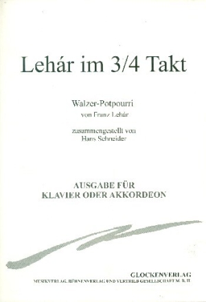Lehar im 3/4 Takt f�r Klavier