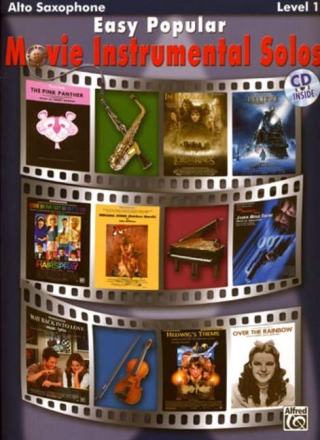Easy popular Movie Instrumental Solos (+CD) for alto saxophone