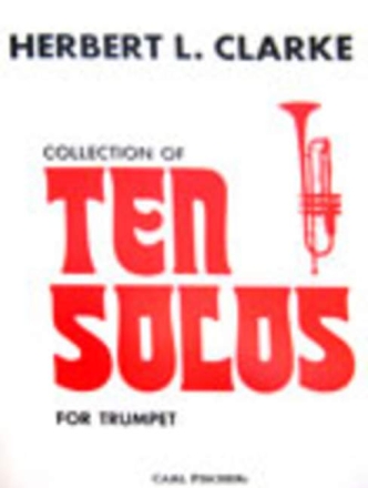 Collection of 10 Solos for cornet (trumpet) and piano