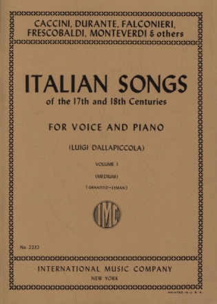 Italian Songs vol.1 for medium voice and piano (it/en)