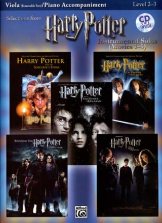 Selections from Harry Potter vol.1-5 (+CD): for viola and piano