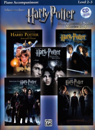 Selections from Harry Potter vol.1-5 (+CD): piano accompaniment