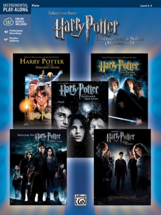 Selections from Harry Potter vol.1-5 + Download for flute