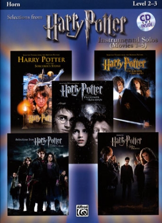 Selections from Harry Potter vol.1-5 (+CD): for horn