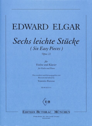 6 leichte St�cke op.22 f�r Violine und Klavier