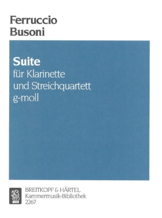Suite g-Moll f�r Klarinette und Streichquartett