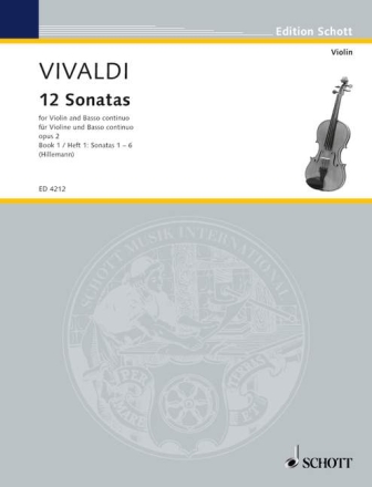 12 Sonaten op.2 Band 1 f�r Violine und Klavier