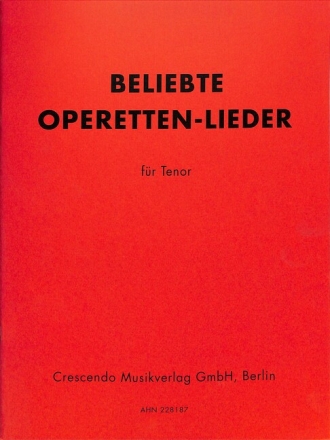 Beliebte Operettenlieder f�r Tenor