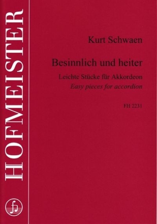 Besinnlich und heiter Leichte St�cke f�r Akkordeon