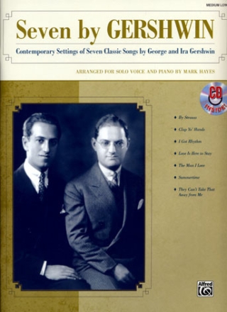 Seven by Gershwin (+CD) for medium low voice and piano