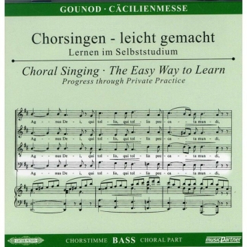 C�cilienmesse CD Chorstimme Bass und Chorstimmen ohne Bass