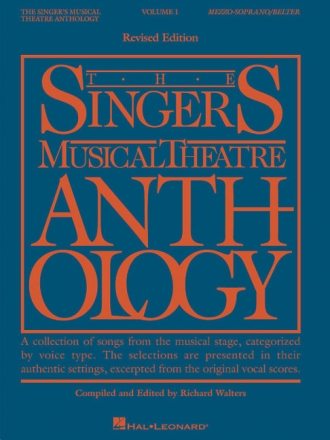 The Singers Musical Theatre Anthology vol.1 for mezzo soprano/alto and piano