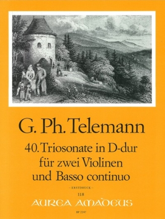 Triosonate D-Dur Nr.40 f�r 2 violinen und Bc