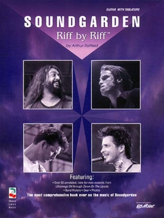 SOUNDGARDEN: RIFF BY RIFF SONGBOOK FOR GUITAR WITH TABLATURE