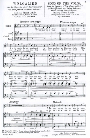 Wolgalied aus der Operette 