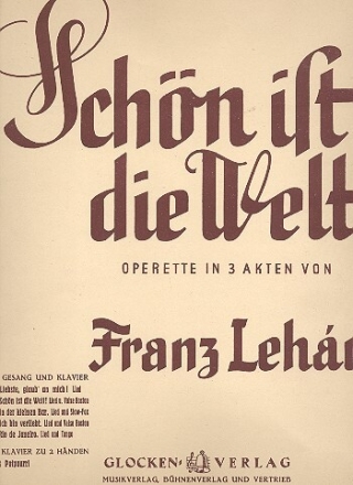 In der kleinen Bar f�r Gesang und Klavier
