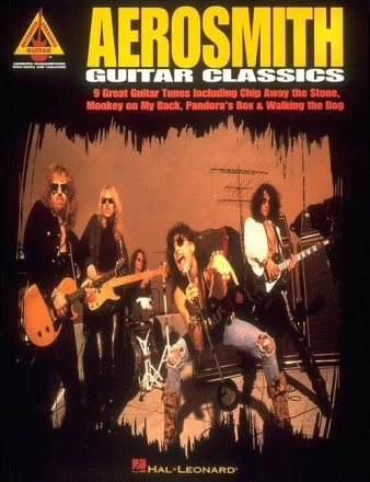 AEROSMITH: GUITAR CLASSICS Songbook for voice/guitar/tablature