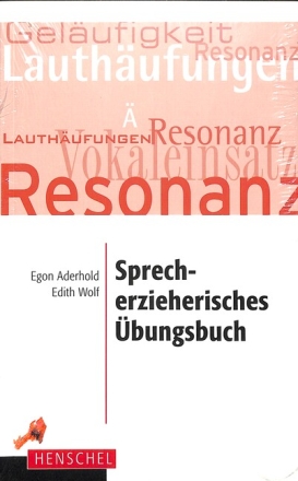 Sprecherzieherisches �bungsbuch