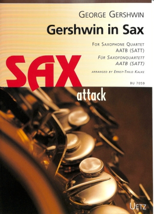 Gershwin in Sax f�r 4 Saxophone (AATB/SATT) Partitur und Stimmen