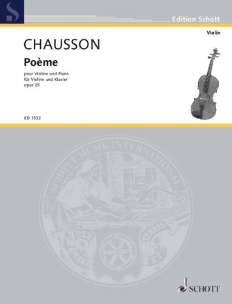 Poeme op.25 f�r Violine und Klavier