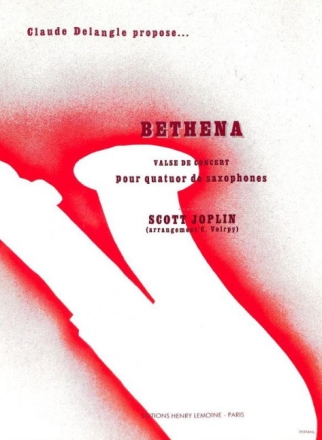 BETHENA VALSE DE CONCERT POUR QUATUOR DE SAXOPHONES PART.+PARTIES VOIRPY, C., ARR.