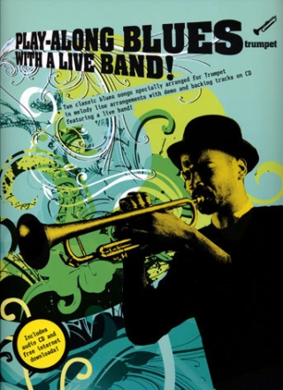 Playalong Blues with a Live Band (+CD): for trumpet