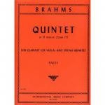 Quintet b minor op.115 for clarinet (viola) and string quartet parts