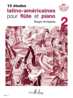 10 �tudes latino-americaines vol.2 (+CD) pour fl�te et piano