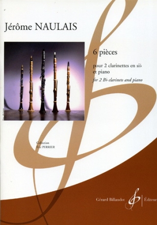 6 Pi�ces pour 2 clarinettes et piano parties