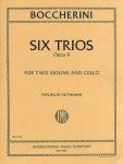 6 Trios op.9 for 2 violins and piano parts