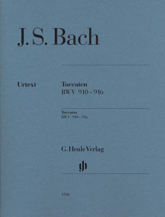 6 Toccaten BWV910-916 f�r Klavier (ohne Fingersatz)