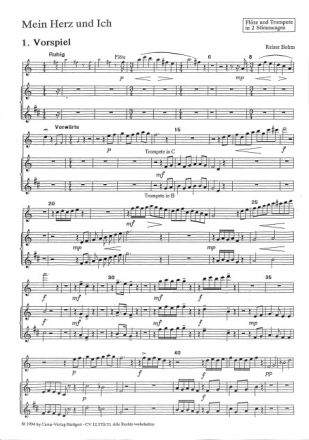 Mein Herz und ich Singspiel f�r Kinder, Gemeinde und Instrumente Stimmenset