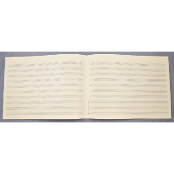 Notenpapier Bach-Format quer 10 Systeme 32,5x24 cm (5 B�gen)