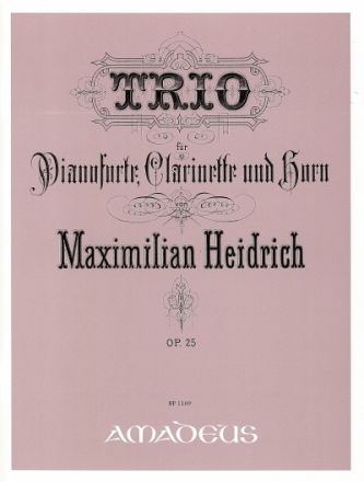 TRIO C-MOLL OP.25 FUER  KLARINETTE, HORN UND KLAVIER