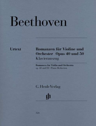 Romanzen op.40 und op.50 f�r Violine und Orchester f�r Violine und Klavier