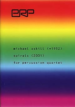 Spirals for percussion quartet score