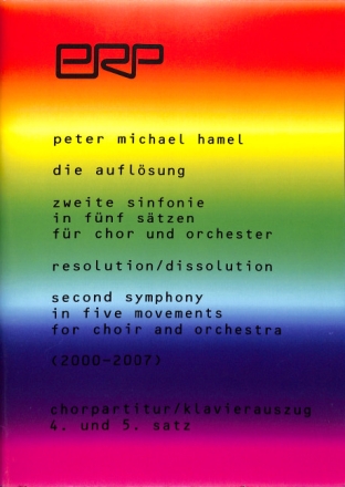 Sinfonie Nr.2 Die Aufl�sung f�r gem Chor und Orchester Klavierauszug/Chorpartitur