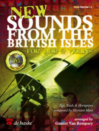 New Sounds from the British Isles (+CD): for 1-2 violins 2 scores