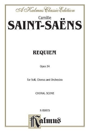 Requiem op.54 for soli, mixed chorus and orchestra choral score