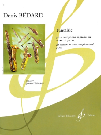 Fantaisie pour saxophone soprano ou tenor et piano