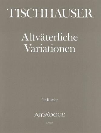 Altv�terliche Variationen f�r Klavier