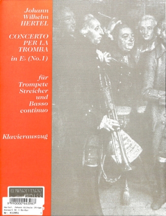 Concerto E flat major no.1 for trumpet, strings and bc for trumpet and piano