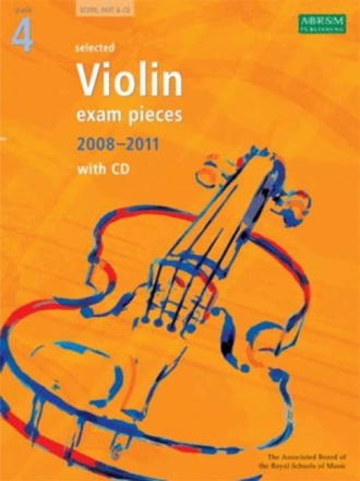 Selected Violin Exam Pieces Grade 4 (2008-2011) (+CD) for violin and piano